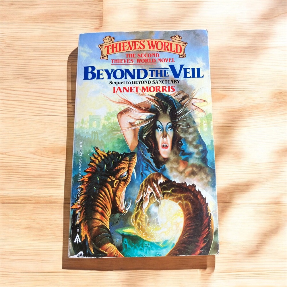 Thieves' World Beyond The Veil 1987 Vintage Soft Cover Book ACE Fantasy Tempus